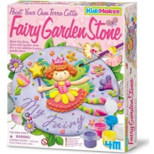 Paint Your Own Terracotta Fairy Garden Stone