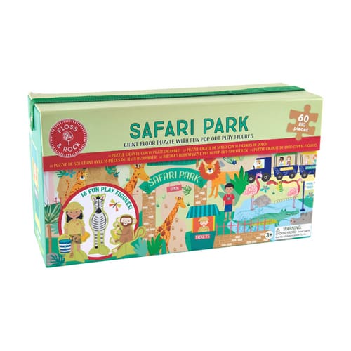 Safari Park 60pc Floor Puzzle with Pop Out Pieces