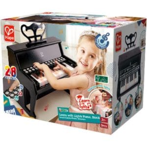 Hape Learn with Lights Piano - Black