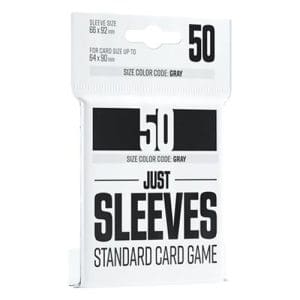 Gamegenic Just Sleeves: Standard Card Game Grey (50)