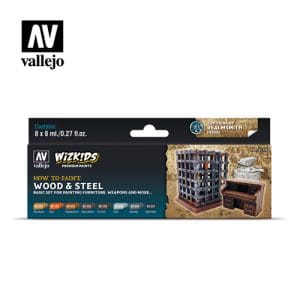 AV Vallejo Wizkids Set - Wood & Steel