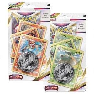 Pokemon TCG: Sword & Shield - Lost Origin - Premium Checklane Blister - Chimchar and Turtwig 2 Set