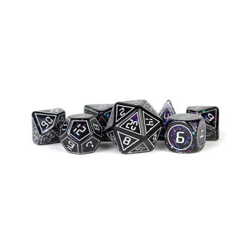 Resin Poly Dice Set: Framed Void Resin Poly Dice Set: Framed Void