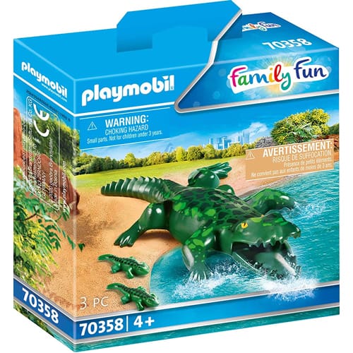 *A Grade* Playmobil Family Fun Alligator With Babies *A Grade* Playmobil Family Fun Alligator With Babies