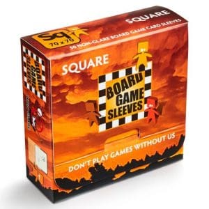 Board Game Sleeves Non Glare- Square (fits cards of 70x70mm)