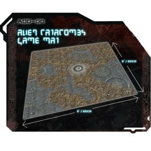 Core Space: First Born - Alien Catacombs Gaming Mat 2x2