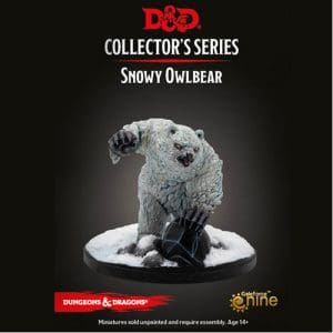 D&D: Icewind Dale - Rime of the Frostmaiden: Snowy Owlbear Miniature