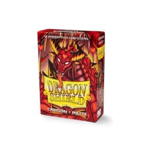 Dragon Shield Matte Japanese size - Crimson (60 ct. In box)