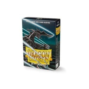 Dragon Shield Matte Japanese size - 'Jet' (60 ct. In box)