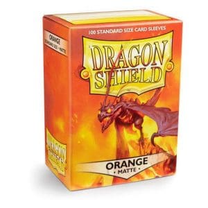 Dragon Shield Matte - Orange (100 ct. in box)