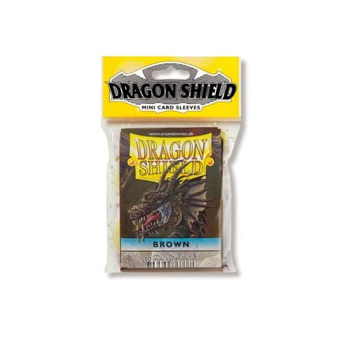 Dragon Shield Mini - Brown (50 ct. in bag)
