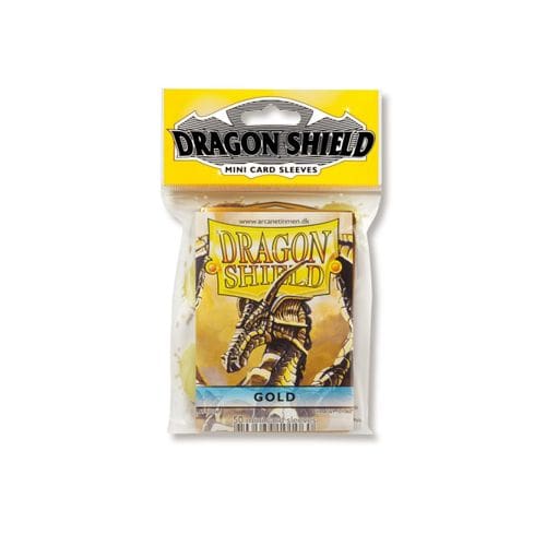Dragon Shield Mini - Gold (50 ct. in bag)