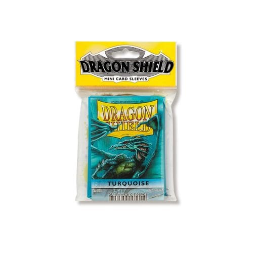Dragon Shield Mini - Turquoise (50 ct. in bag)