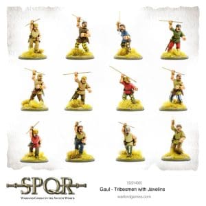 Gaul Tribesmen With Javelins