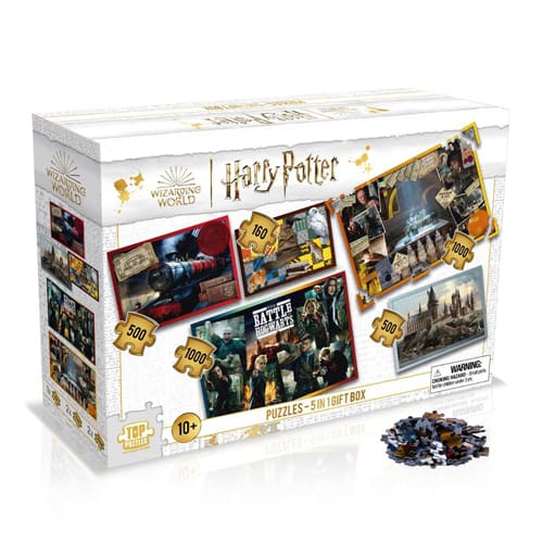 Harry Potter Puzzle 5-in-1 (2x 1000pc, 2x 500pc, 1x 160pc)