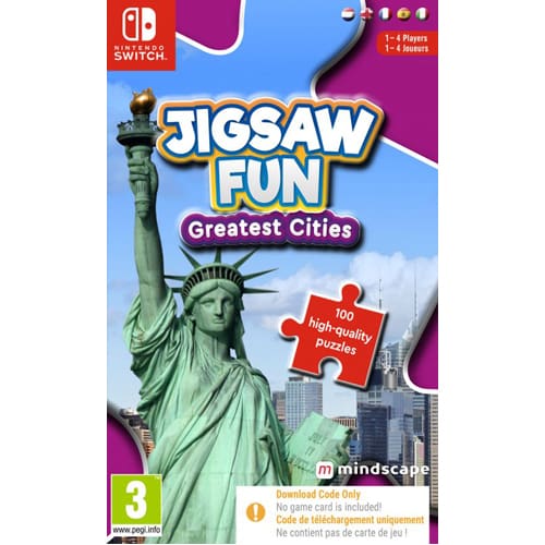 Jigsaw Fun: Greatest Cities (Code in Box) - Nintendo Switch