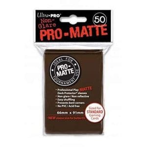 Standard Brown Deck Protector Sleeves