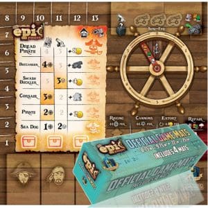 Tiny Epic Pirates: Player Mat Sets - Pack of 4