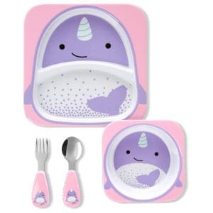 Zoo Table Ready Mealtime Set- Narwhal