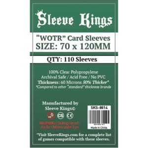 110 x WOTR Card Sleeves (70mm x 120mm)