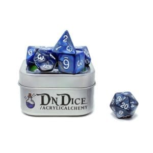 Acrylic Alchemy - Solid Blend, Blue/Silver