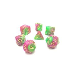 Acrylic Alchemy - Solid Blend, Green/Pink