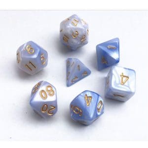 Acrylic Alchemy - Solid Blend, White/Blue