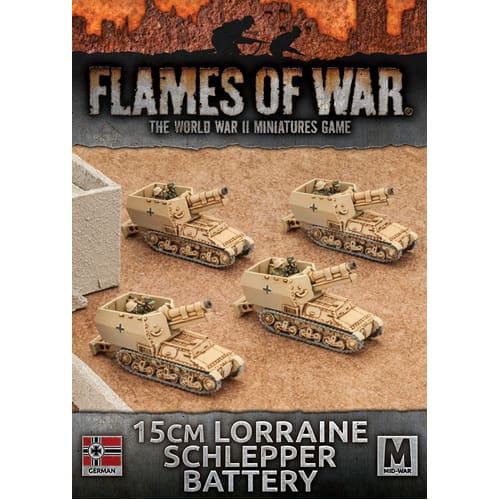Afrika Korps 15cm Lorraine Schlepper Artillery Battery (x4) Afrika Korps 15cm Lorraine Schlepper Artillery Battery (x4)
