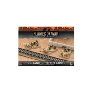 Afrika Korps 5cm Tank Hunter Platoon (Plastic, x3)