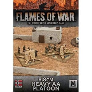 Afrika Korps 8.8cm Heavy AA Platoon (Plastic, x2)