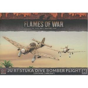 Afrika Korps Ju 87D Stuka Dive Bomber Flight (x2)