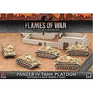Afrika Korps Panzer IV Tank Platoon (Plastic, x5)