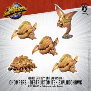 Chompers, Destructomite & Explodohawk
