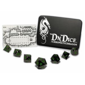 Chromatic Dragon - Black Chrome and Green