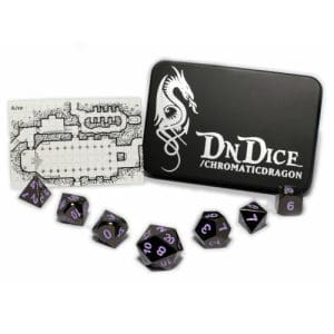 Chromatic Dragon - Black Chrome and Purple
