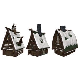 D&D Icons of the Realms: Icewind Dale - Rime of the Frostmaiden: Ten Towns Papercraft Set
