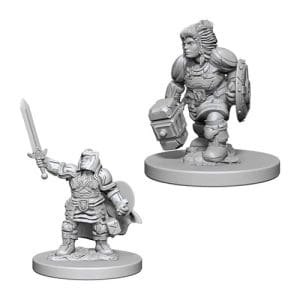 D&D Nolzur's Marvelous Unpainted Miniatures (W5) - Dwarf Female Fighter