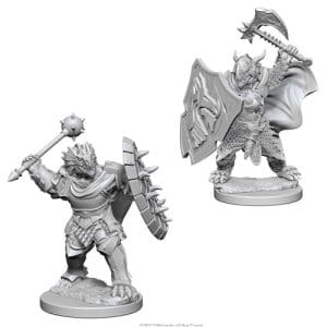 D&D Nolzur's Marvelous Unpainted Miniatures (Wave 4): Dragonborn Male Paladin