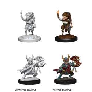 D&D Nolzur's Marvelous Unpainted Miniatures (Wave 6): Female Halfling Fighter