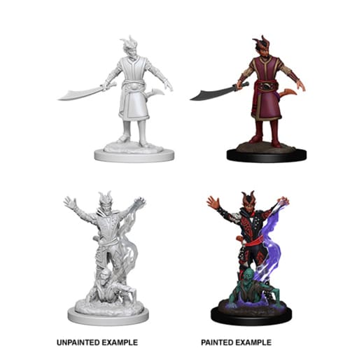 D&D Nolzur's Marvelous Unpainted Miniatures (Wave 6): Male Tielfling Warlock
