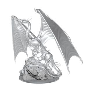 D&D Nolzur's Marvelous Unpainted Miniatures: Young Emerald Dragon (W17)