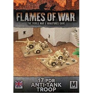 Desert Rats 17pdr Anti-Tank Troop (Plastic, x2)