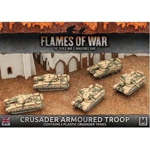 Desert Rats Crusader Armoured Troop (Plastic, x5)