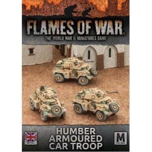 Desert Rats Humber Armoured Car Troop (x3)