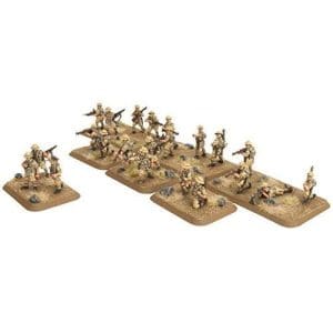 Desert Rats Motor Platoon (Plastic, 26 figs)