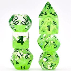 DnDice Acrylic Alchemy: Ent's Last March Dice Set