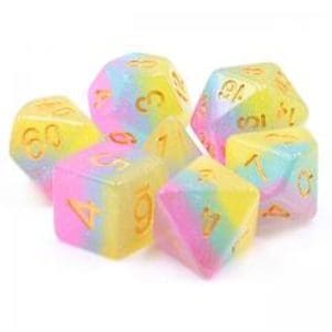 DnDice Acrylic Alchemy: Florid Fancy Dice Set