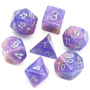 DnDice Acrylic Alchemy: Horizon Breach Dice Set