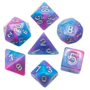 DnDice Acrylic Alchemy: Quaser Quester Dice Set