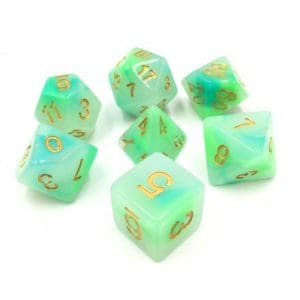 DnDice Acrylic Alchemy: Rakshasa's Illusion Dice Set